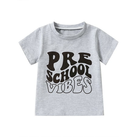 Qtinghua Toddler Baby Boys Casual Short Sleeve Shirt Crew Neck Letter Print Loose Tops T-shirt Summer Clothes
Qtinghua Toddler Baby Boys Casual Short Sleeve Shirt Crew Neck Letter Print Loose Tops T-shirt Summer Clothes