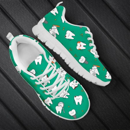 Woman Flats Ladies Sneakers Funny Tooth Dentist Print Female Running Jogging Sport Casual Shoes Lace-Up Women Walking Footwear
Woman Flats Ladies Sneakers Funny Tooth Dentist Print Female Running Jogging Sport Casual Shoes Lace-Up Women Walking Footwear