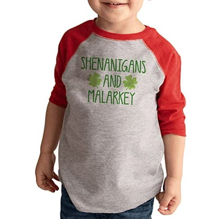 7 ate 9 Apparel Kid s St. Patrick s Day Shirts - Shenanigans and Malarkey Red Shirt 12 Months
7 ate 9 Apparel Kid s St. Patrick s Day Shirts - Shenanigans and Malarkey Red Shirt 12 Months