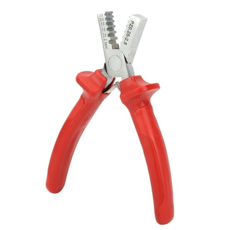 Tebru PZ0.25‑2.5 Cable Red 0.25‑2.5mm² Wire Crimping Stripper Electrician Tools Electrician Tools Crimping Tool 
Tebru PZ0.25‑2.5 Cable Red 0.25‑2.5mm² Wire Crimping Stripper Electrician Tools Electrician Tools Crimping Tool