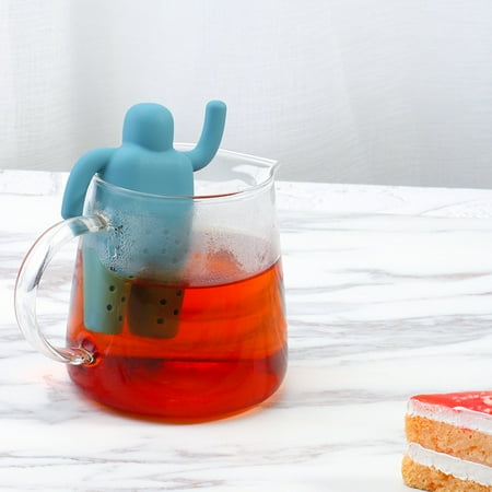 Washranp Tea Filter Food Grade Heat-Resistant Silicone Person Shape Fine Hole Tea Strainer for Family Parties Office
Washranp Tea Filter Food Grade Heat-Resistant Silicone Person Shape Fine Hole Tea Strainer for Family Parties Office