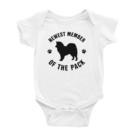Newest Member of The Pack American Eskimo Dog Funny Baby Jumpsuits Boy Girl
Newest Member of The Pack American Eskimo Dog Funny Baby Jumpsuits Boy Girl