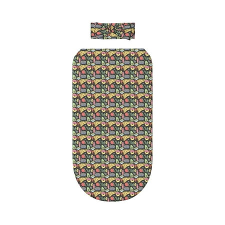 Lafuoo Doodle Food Pattern 0-6 Months Newborn Swaddle Bag Headband Set for Girls Clothes Baby Care Products
Lafuoo Doodle Food Pattern 0-6 Months Newborn Swaddle Bag Headband Set for Girls Clothes Baby Care Products