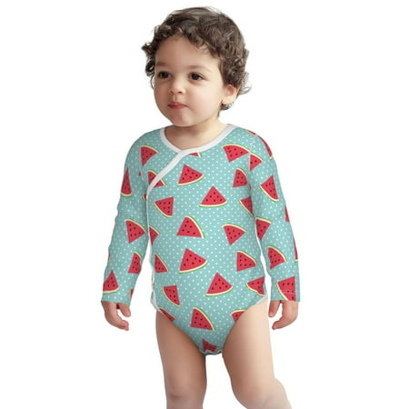 Fotbe Watermelon Pattern Unisex-baby Long-sleeve Bodysuit Long Sleeve Bodysuits One-piece 100% Organic Cotton for Infant Baby Boys Unisex-12 Months
Fotbe Watermelon Pattern Unisex-baby Long-sleeve Bodysuit Long Sleeve Bodysuits One-piece 100% Organic Cotton for Infant Baby Boys Unisex-12 Months