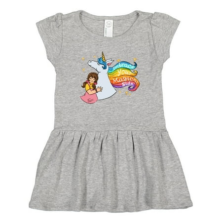 Inktastic Embrace Your Magical Side Girl Hugging a Unicorn Gift Toddler Girl Dress
Inktastic Embrace Your Magical Side Girl Hugging a Unicorn Gift Toddler Girl Dress