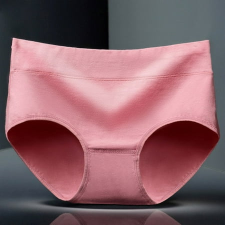 Promotion!Women s Underwear Cotton Seemless Panties Middle Waist Briefs Comfortable Panty Underwear