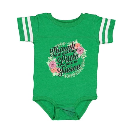 Inktastic Though She Be but Little She is Fierce with Flower Circle Illustration Gift Baby Girl Bodysuit
Inktastic Though She Be but Little She is Fierce with Flower Circle Illustration Gift Baby Girl Bodysuit