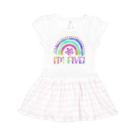 Inktastic I m 5 Fifth Birthday Watercolor Rainbow with Flower Gift Toddler Girl Dress
Inktastic I m 5 Fifth Birthday Watercolor Rainbow with Flower Gift Toddler Girl Dress