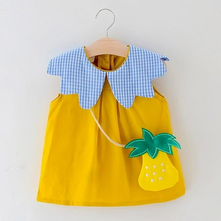 Baozhu Fashion Cute Sweet Summer Korean Style Baby Girl Dresses Children Kids Refreshing Stitching Plaid Doll Collar Sleeveless Dress
Baozhu Fashion Cute Sweet Summer Korean Style Baby Girl Dresses Children Kids Refreshing Stitching Plaid Doll Collar Sleeveless Dress