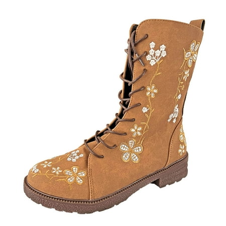 Luiyenes Women s Fashion Shoes Boots On Ladies Casual Slip Heels Long women s boots