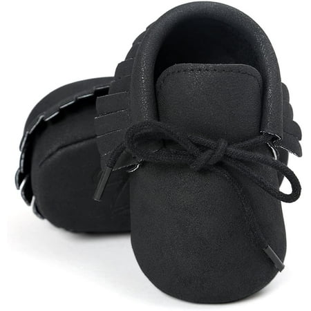 Baby Boys Girls Moccasins Sneakers Soft Sole Tassels Prewalker Anti-Slip Shoes