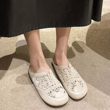 Gnobogi Wedge Sandals for Womens Fashion Mesh Cloth Lace Flower Shoes Casual Lightweight Ventilate Comfortable Flats Slippers for Women Dressy Summer Beige
Gnobogi Wedge Sandals for Womens Fashion Mesh Cloth Lace Flower Shoes Casual Lightweight Ventilate Comfortable Flats Slippers for Women Dressy Summer Beige