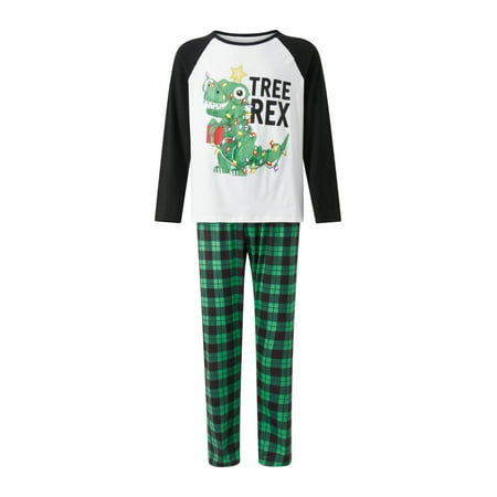 Genuiskids Christmas Pajamas for Family Long Sleeve Dinosaur Letter Print T-Shirt Tops + Plaid Pants Holiday Set for Couples Kids Baby Sleepwear
Genuiskids Christmas Pajamas for Family Long Sleeve Dinosaur Letter Print T-Shirt Tops + Plaid Pants Holiday Set for Couples Kids Baby Sleepwear