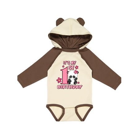 Inktastic It s My First Birthday with Panda Bear Gift Baby Girl Long Sleeve Bodysuit
Inktastic It s My First Birthday with Panda Bear Gift Baby Girl Long Sleeve Bodysuit