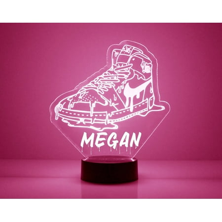 Sneaker Personalized Night Light with Remote Custom Engraved LED Light Lamp w/ Your Name Shoe Nightlight w/16 Colors 4 Modes Battery or USB
Sneaker Personalized Night Light with Remote Custom Engraved LED Light Lamp w/ Your Name Shoe Nightlight w/16 Colors 4 Modes Battery or USB