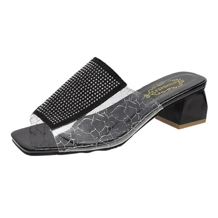 LIANGP Women s Sandals Fashion Women Summer Slip-On Beach Square Heel Open Toe Breathable Sandals Shoes Women s Shoes Black Size 7.5
LIANGP Women s Sandals Fashion Women Summer Slip-On Beach Square Heel Open Toe Breathable Sandals Shoes Women s Shoes Black Size 7.5