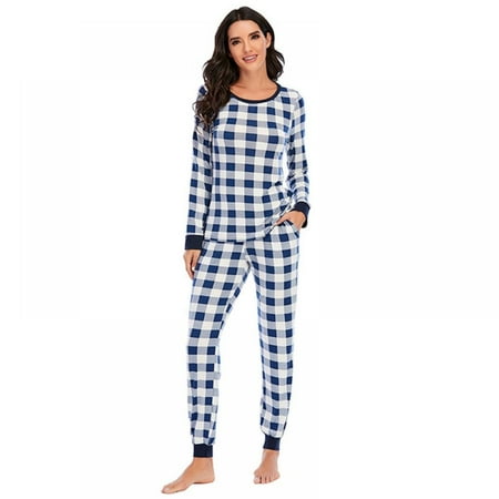Final Clearance! Women s Jogger Pajama Pants Set Plaid Pj Long Sleeve Sleepwear Ultra-Soft PJs Blue XL
Final Clearance! Women s Jogger Pajama Pants Set Plaid Pj Long Sleeve Sleepwear Ultra-Soft PJs Blue XL