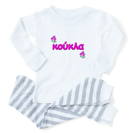 CafePress - Greek Little Doll Koukla - Toddler Long Sleeve Pajama set