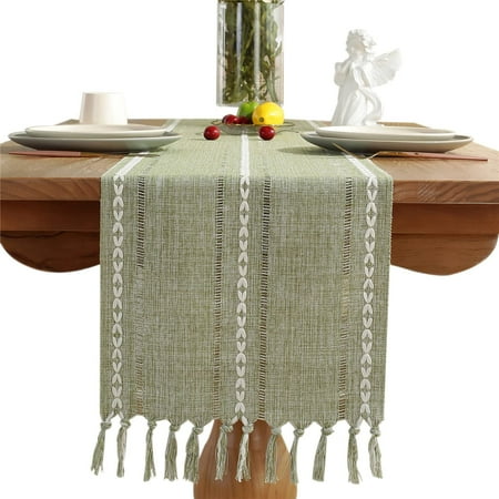 Husfou Table Runners with Tassels 13x72in Woven Hollow Table Linens Boho Linen Table Runner for Bohemian Wedding Bridal Shower Rustic Farmhouse Dining Table Fall Christmas Home Decor
Husfou Table Runners with Tassels 13x72in Woven Hollow Table Linens Boho Linen Table Runner for Bohemian Wedding Bridal Shower Rustic Farmhouse Dining Table Fall Christmas Home Decor