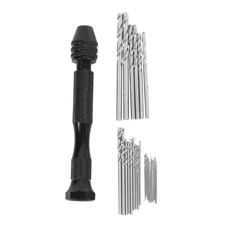 Hand Twist Drill Bits Set Hand Drill Set Precision Pin Vise With 25 Pieces Mini Twist Drill Bits For Model Diy Jewelry Making Multipurpose Rotary Tool Drilling Tool For Metal Wood Plastic Etc
Hand Twist Drill Bits Set Hand Drill Set Precision Pin Vise With 25 Pieces Mini Twist Drill Bits For Model Diy Jewelry Making Multipurpose Rotary Tool Drilling Tool For Metal Wood Plastic Etc