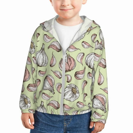Sun Hoodie for Kids Garlic Pattern white Long Sleeve Swim Fishing Shirts Sun Protection Zip Up Jacket Clothing Athletic Hoodie
Sun Hoodie for Kids Garlic Pattern white Long Sleeve Swim Fishing Shirts Sun Protection Zip Up Jacket Clothing Athletic Hoodie