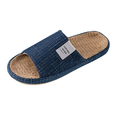 SEMIMAY Men House Shoes Home Slippers Flip Flops Flax Slippers Indoor Bedroom Spring Autumn Ladies Footwear Unisex Lovers Flat Shoes
SEMIMAY Men House Shoes Home Slippers Flip Flops Flax Slippers Indoor Bedroom Spring Autumn Ladies Footwear Unisex Lovers Flat Shoes