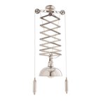 Arteriors Home 46364 Farley Adjustable Large Pendant, Polished Nickel