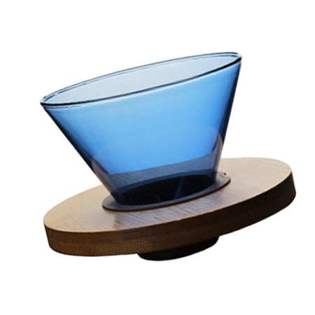 Reusable Pour Over Coffee Dripper Coffee Filter Cold and Resistant Coffee Machine Accessories brew Home Single Cup Blue
Reusable Pour Over Coffee Dripper Coffee Filter Cold and Resistant Coffee Machine Accessories brew Home Single Cup Blue