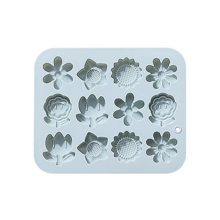 GHOONEY 12 Holes Chocolate Mould Flower Shaped Baking Molds Fondant Moulds Silicone Mold
GHOONEY 12 Holes Chocolate Mould Flower Shaped Baking Molds Fondant Moulds Silicone Mold
