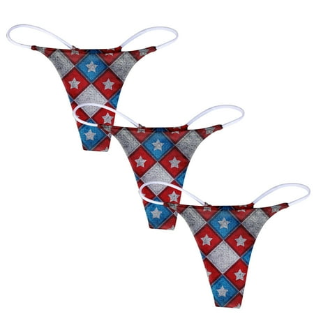 Panties 3PC Women s Printed Breathable Underwear Thong High Cut Bikini Panties for Women
Panties 3PC Women s Printed Breathable Underwear Thong High Cut Bikini Panties for Women