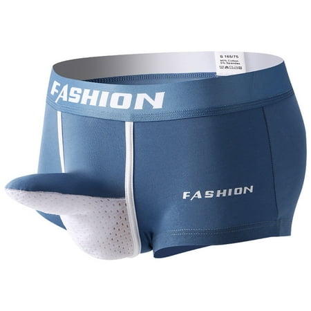 BIZIZA Graphic Comfort Pouch Trunks for Men Male Stretch Underwear Soft Breathable Briefs Blue XL
BIZIZA Graphic Comfort Pouch Trunks for Men Male Stretch Underwear Soft Breathable Briefs Blue XL