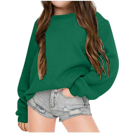 Erwazi Girls Crewneck Sweatshirt Toddler Kids Long Sleeve Pullover Tops Drop Shoulder Sweatshirts for 3-11 Years
Erwazi Girls Crewneck Sweatshirt Toddler Kids Long Sleeve Pullover Tops Drop Shoulder Sweatshirts for 3-11 Years