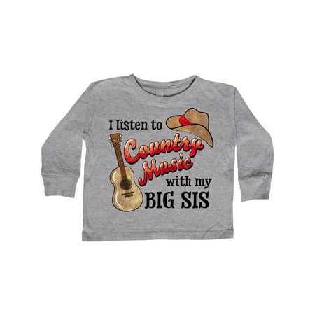 Inktastic I Listen to Country Music with my Big Sis Guitar and Hat Gift Toddler Boy or Toddler Girl Long Sleeve T-Shirt
Inktastic I Listen to Country Music with my Big Sis Guitar and Hat Gift Toddler Boy or Toddler Girl Long Sleeve T-Shirt