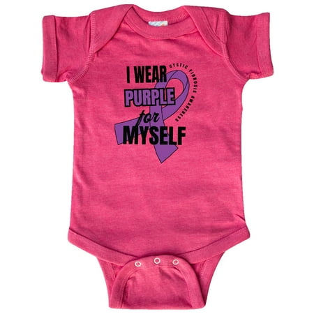Inktastic I Wear Purple For Myself Cystic Fibrosis Awareness Gift Baby Boy or Baby Girl Bodysuit
Inktastic I Wear Purple For Myself Cystic Fibrosis Awareness Gift Baby Boy or Baby Girl Bodysuit