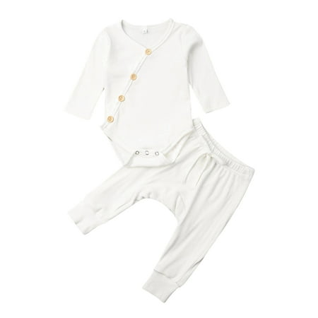Nokpsedcb 2PCS Newborn Baby Boys Girls Knitted Long Sleeve Romper Drawstring Long Pants Outfits White 0-3 Months
Nokpsedcb 2PCS Newborn Baby Boys Girls Knitted Long Sleeve Romper Drawstring Long Pants Outfits White 0-3 Months