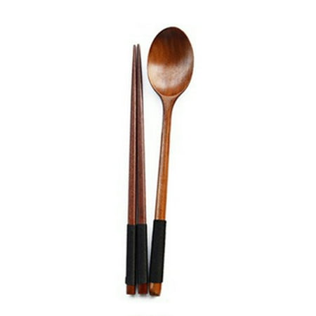 Wooden Spoon Chopsticks Set Reusable Dinnerware Combinations Simple Design Flatware for Household Restaurant New
Wooden Spoon Chopsticks Set Reusable Dinnerware Combinations Simple Design Flatware for Household Restaurant New