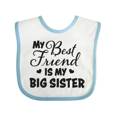 Inktastic My Best Friend is My Big Sister with Hearts Gift Baby Boy or Baby Girl Bib
Inktastic My Best Friend is My Big Sister with Hearts Gift Baby Boy or Baby Girl Bib