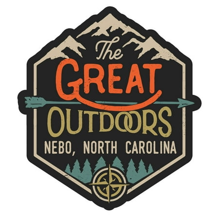 Nebo North Carolina The Great Outdoors Design 4-Inch Fridge Magnet