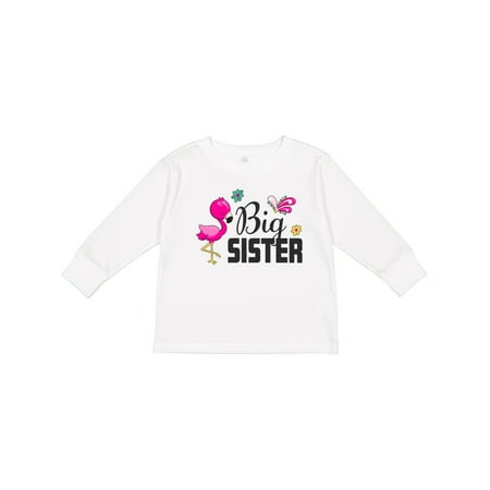 Inktastic Big Sister with Flamingo and Flowers Gift Toddler Toddler Girl Long Sleeve T-Shirt
Inktastic Big Sister with Flamingo and Flowers Gift Toddler Toddler Girl Long Sleeve T-Shirt
