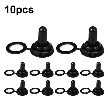 Mingyiq 10 waterproof caps and dust caps of 6mm/12mm toggle rocker switch