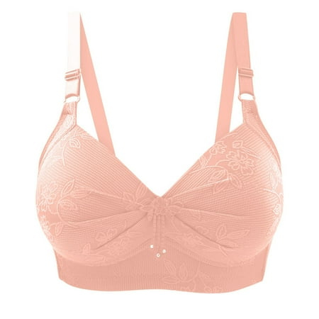 REORIAFEE Sports Comfy Bra for Seniors Comfortable Bra for Older Women Push Up Daily Bra Wireless Underwear Hot Pink S
REORIAFEE Sports Comfy Bra for Seniors Comfortable Bra for Older Women Push Up Daily Bra Wireless Underwear Hot Pink S