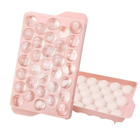 Mini Ball Mold with Lid - Easy to Release Small Ice Ball Maker Mold for Freezer Durable Tray Pink
Mini Ball Mold with Lid - Easy to Release Small Ice Ball Maker Mold for Freezer Durable Tray Pink