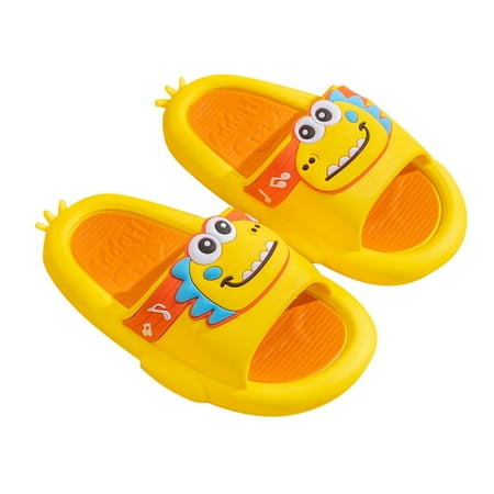 Xinduolei Dinosaur Children Slippers Cute Cartoon Beach Slippers for Kids Non Boys Girls Summer Shoes for 2T to 10T
Xinduolei Dinosaur Children Slippers Cute Cartoon Beach Slippers for Kids Non Boys Girls Summer Shoes for 2T to 10T