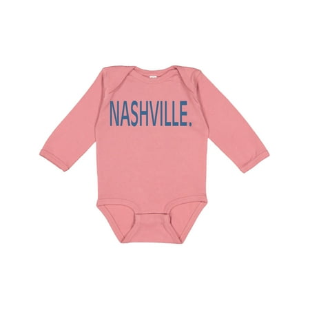 Inktastic Nashville in Light Blue Text Gift Baby Boy or Baby Girl Long Sleeve Bodysuit
Inktastic Nashville in Light Blue Text Gift Baby Boy or Baby Girl Long Sleeve Bodysuit