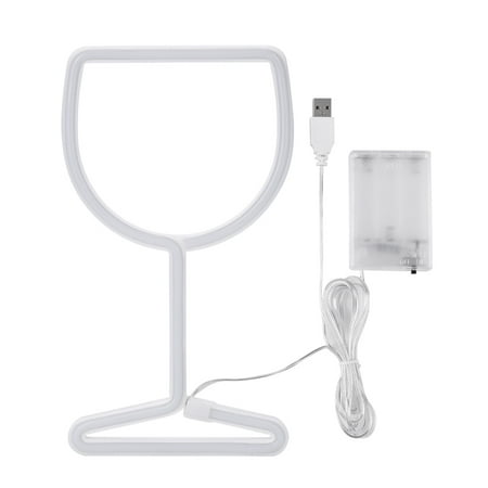 Aousin LED Neon Light Wine Glass Night Light USB Christmas Kids Room Decor (Warm)
Aousin LED Neon Light Wine Glass Night Light USB Christmas Kids Room Decor (Warm)