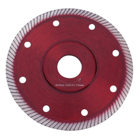 Etereauty 115mm 4.5 Inch Diamond Cutter Disc Porcelain Tile Ceramic Granite Marble Cutting Cutter for Angle Grinder (Red)
Etereauty 115mm 4.5 Inch Diamond Cutter Disc Porcelain Tile Ceramic Granite Marble Cutting Cutter for Angle Grinder (Red)