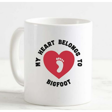 Coffee Mug My Heart Belongs To Bigfoot Footprint Love Funny Valentine White Cup Funny Gifts for work office him her
Coffee Mug My Heart Belongs To Bigfoot Footprint Love Funny Valentine White Cup Funny Gifts for work office him her