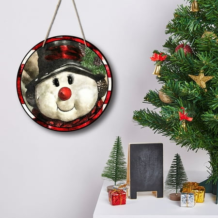 WMYBD Gifts Christmas Snowman Bowknot Wooden Pendant Decorative Hanging Ornaments On The Porch Of The Holiday Party
WMYBD Gifts Christmas Snowman Bowknot Wooden Pendant Decorative Hanging Ornaments On The Porch Of The Holiday Party