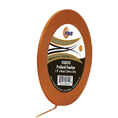 FBS Distribution FBS-48410 ProBand Orange Fine Line Tape - 0.125 in. x 60 Yards