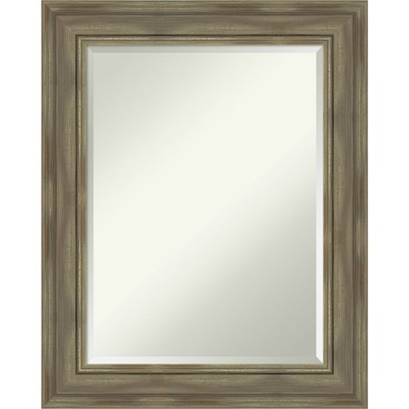 Amanti Art DSW4094466 Gray 29-7/8" X 23-7/8" Country Rectangular Beveled Wood Framed